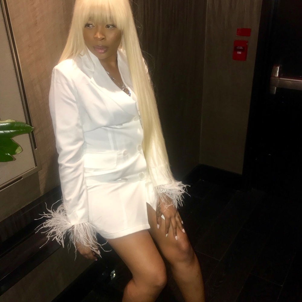 White Suite Dress